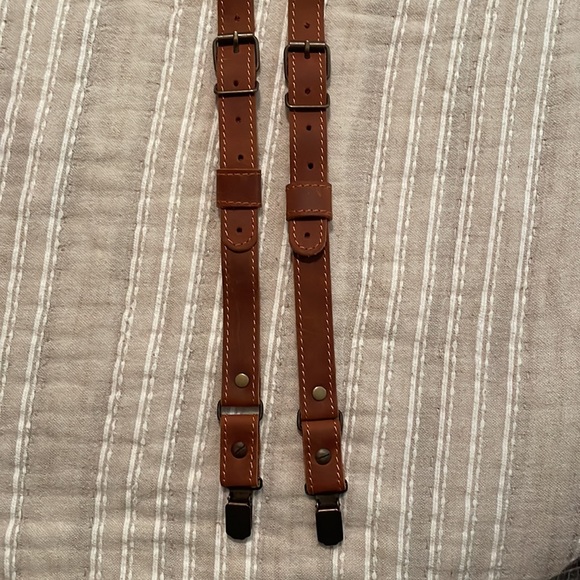 Leather Adjustable Suspenders - Picture 7 of 7